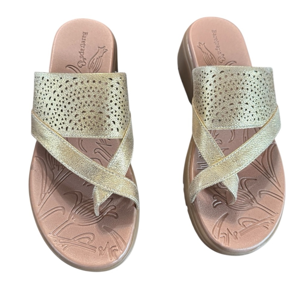 Baretraps Old Gold Sandal Size 7.5 - Picture 2 of 10